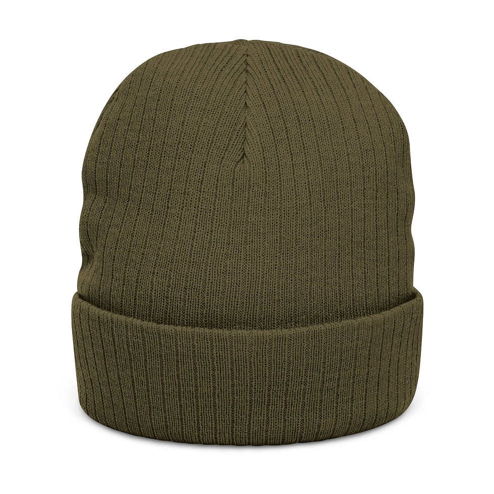 Thumbnail: UNISEX LIMITLEZZ ACADEMY, Embroidered Ribbed Knit Beanie