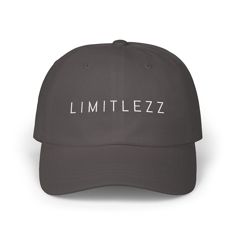 Thumbnail: UNISEX LIMITLEZZ WHITE, Classic Dad Cap