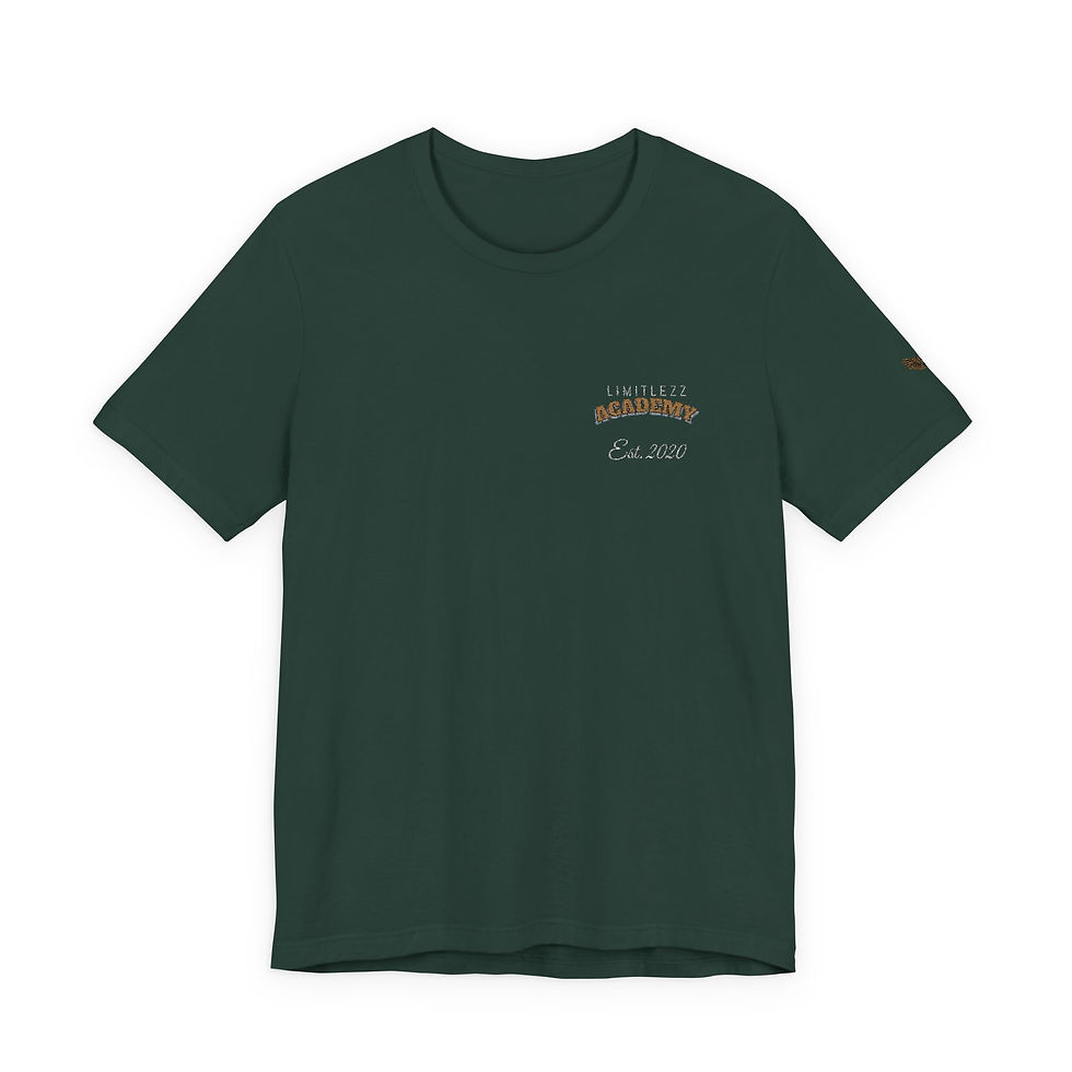 Thumbnail: UNISEX FALL ACADEMY, Embroidered Comfort T-Shirt
