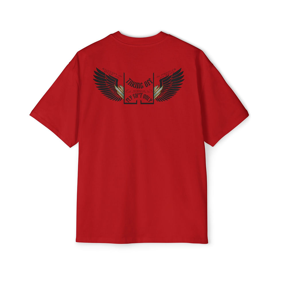 Thumbnail: UNISEX GRAPHIC WINGS, Oversized Tee