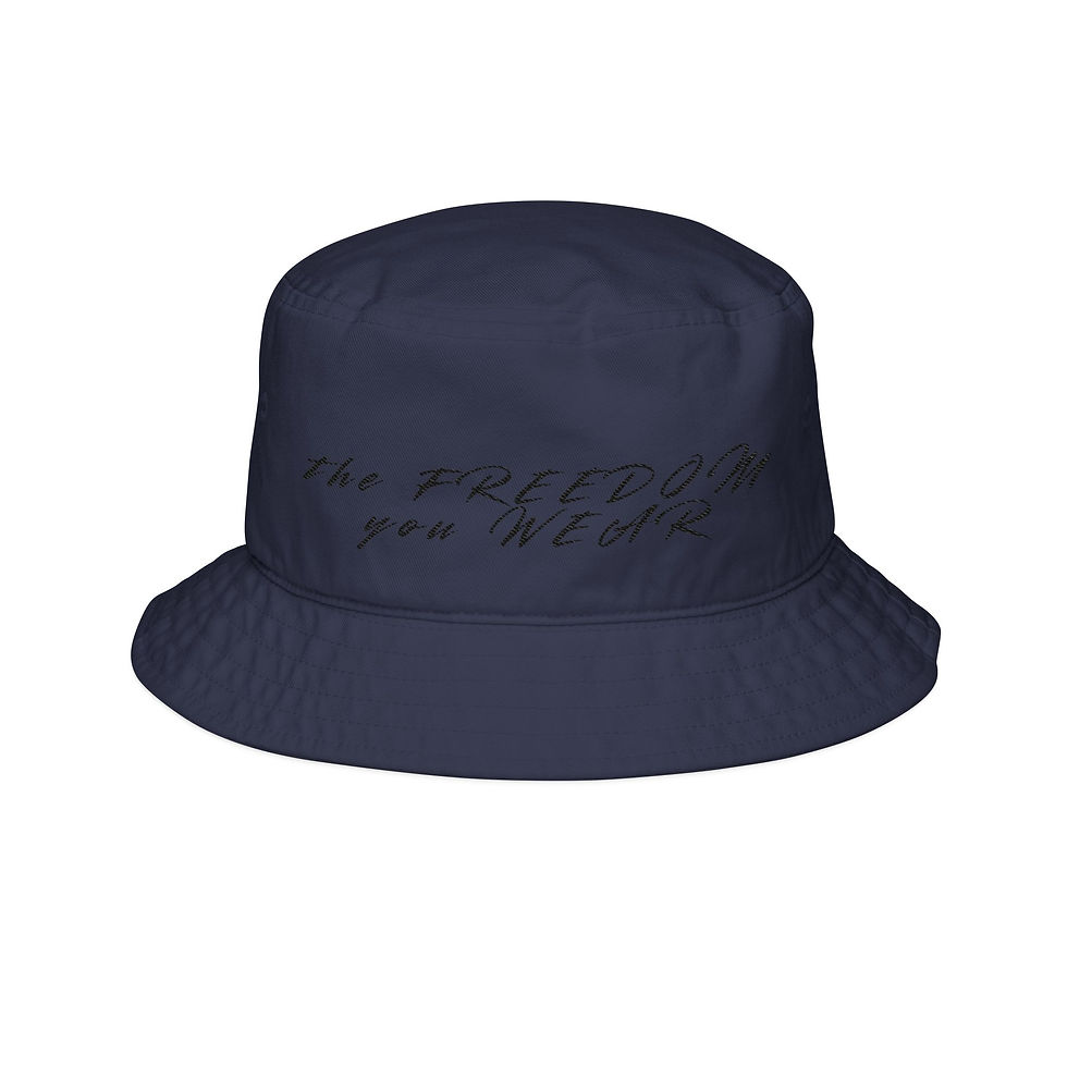 Thumbnail: UNISEX SLOGAN, Embroidered Bucket Hat