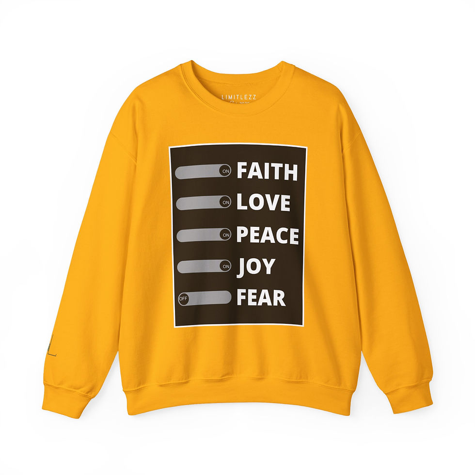 Thumbnail: UNISEX "FEAR OFF," Sweatshirt