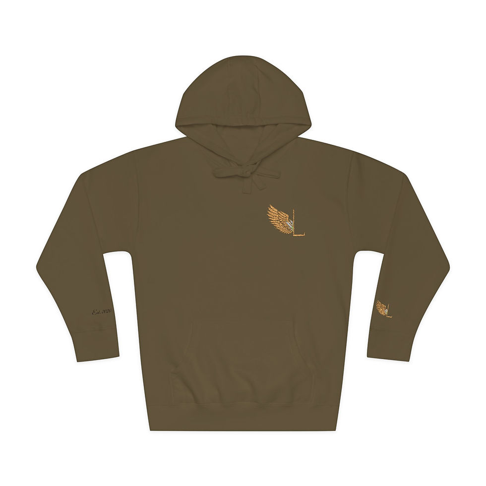 Thumbnail: UNISEX LOGO SET, Embroidered Hoodie
