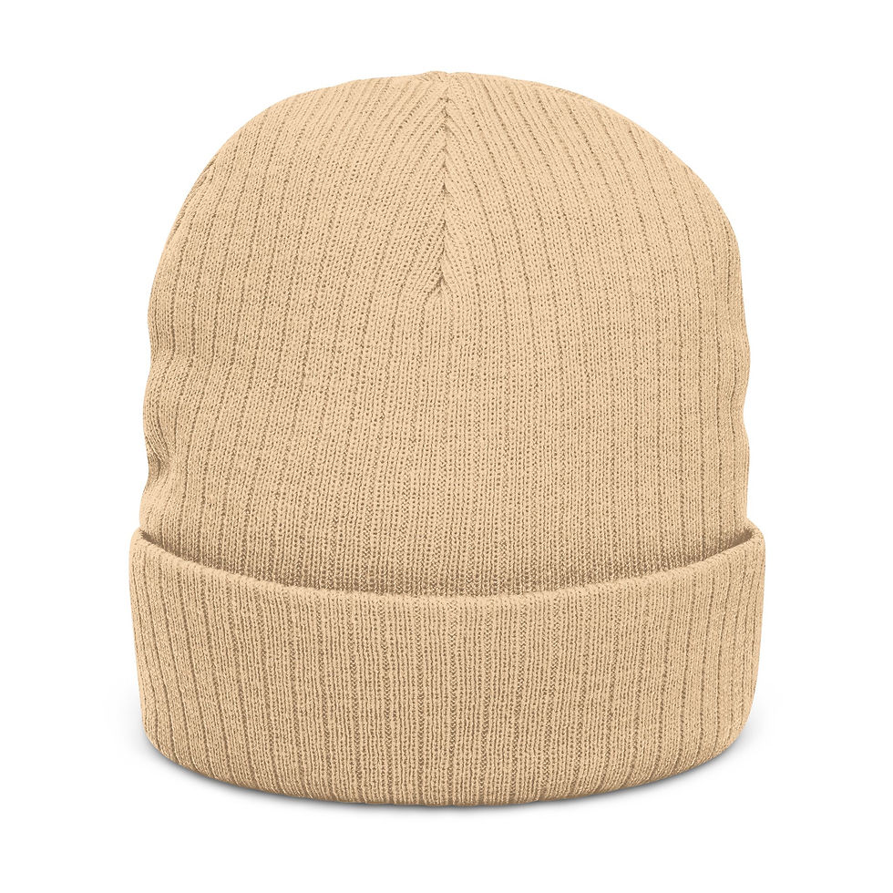 Thumbnail: UNISEX LIMITLEZZ ACADEMY, Embroidered Ribbed Knit Beanie