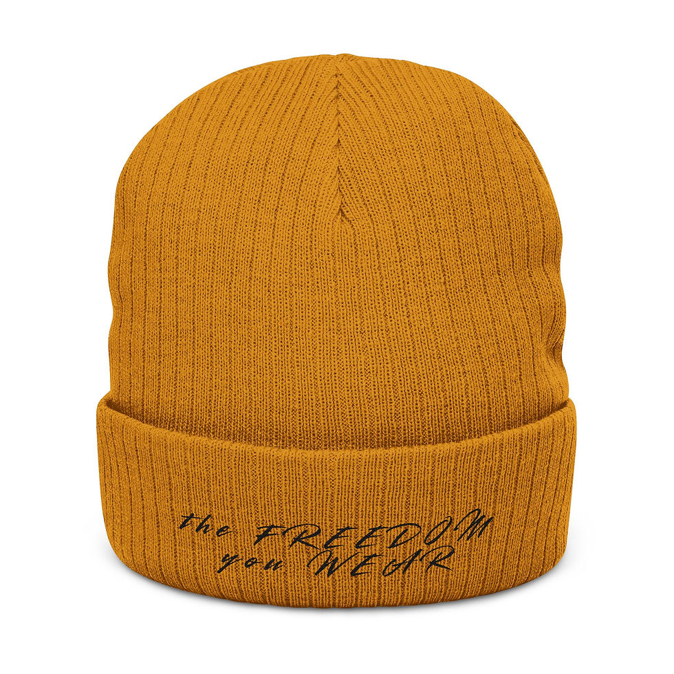 Thumbnail: UNISEX SLOGAN, Embroidered Beanie