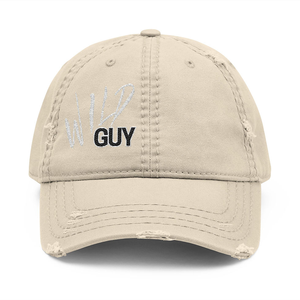 Thumbnail: WILD GUY, Distressed Dad Cap 