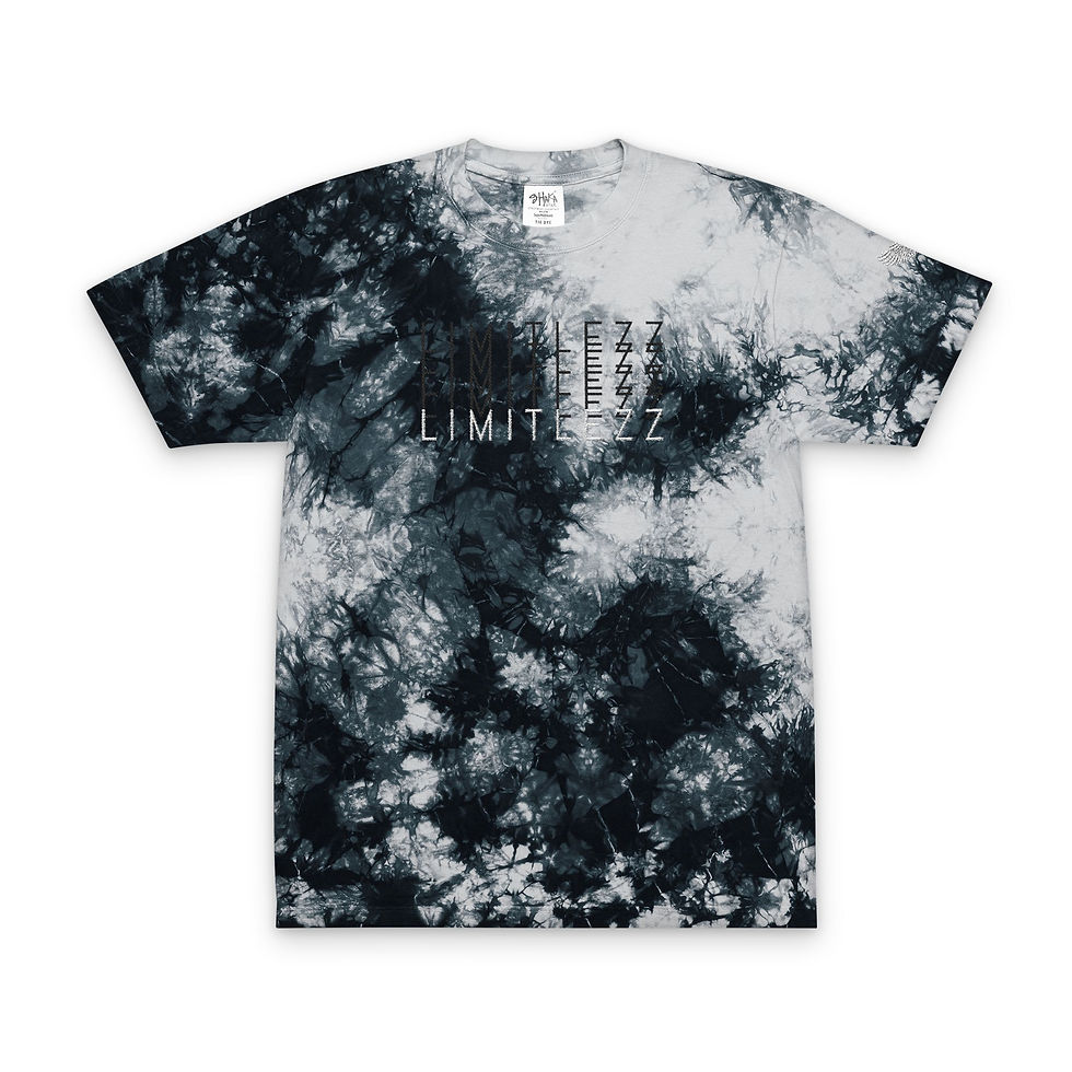 Thumbnail: UNISEX LIMITLEZZ STACK, Embroidered Tie-Dye T-Shirt