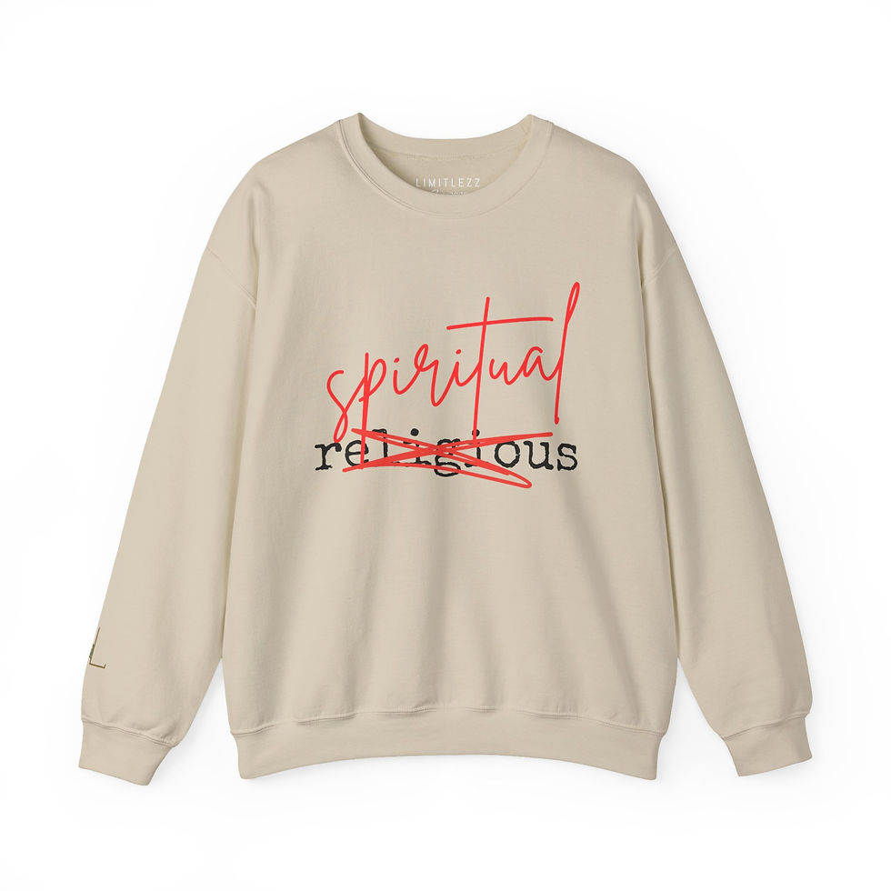 Thumbnail: UNISEX "SPIRITUAL, NOT RELIGIOUS," Sweatshirt