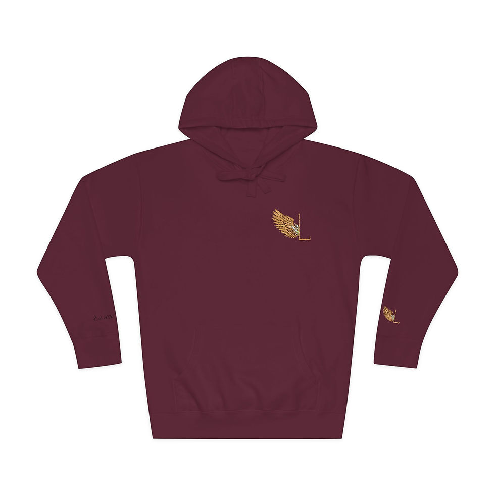 Thumbnail: UNISEX LOGO SET, Embroidered Hoodie