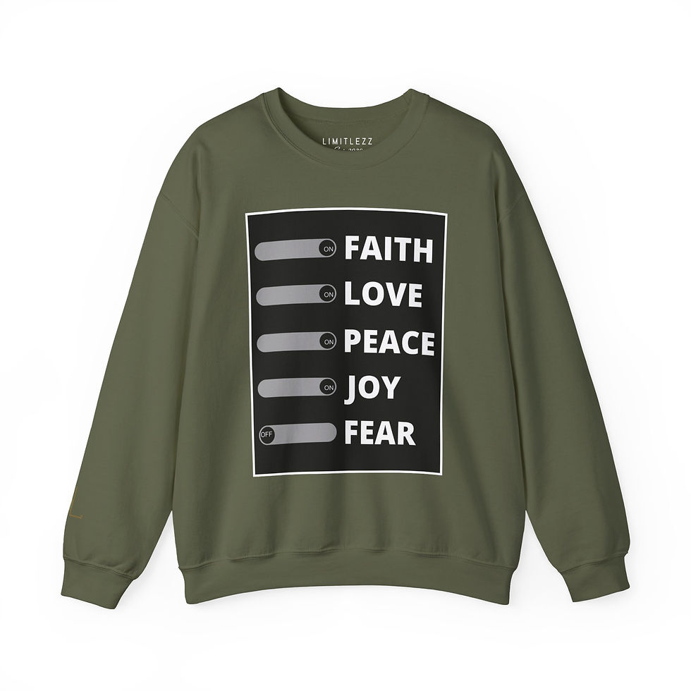 Thumbnail: UNISEX "FEAR OFF," Sweatshirt