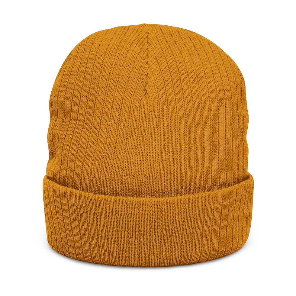 Thumbnail: UNISEX LIMITLEZZ ACADEMY, Embroidered Ribbed Knit Beanie