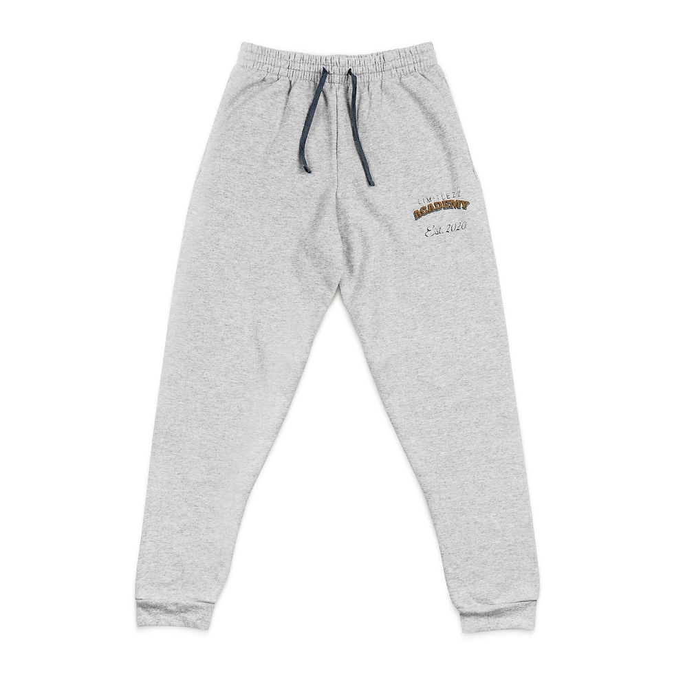 Thumbnail: UNISEX LIMITLEZZ ACADEMY, Embroidered Joggers