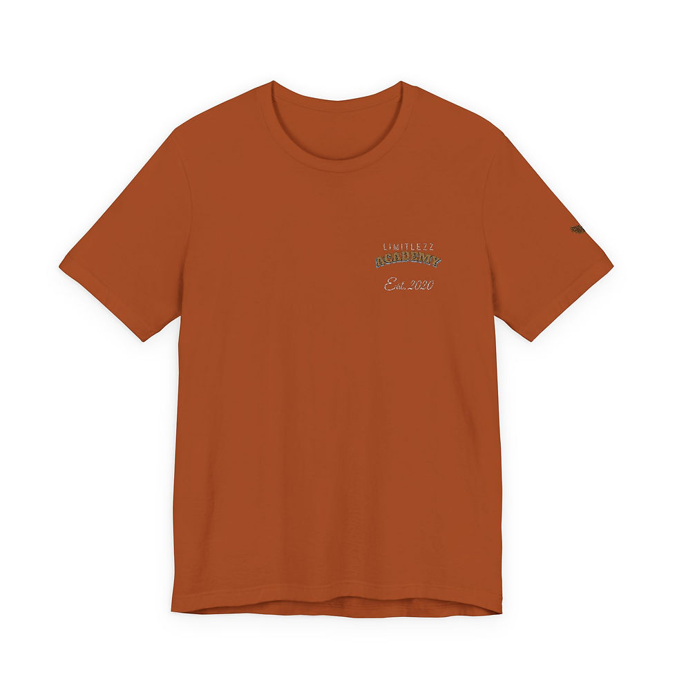 Thumbnail: UNISEX FALL ACADEMY, Embroidered Comfort T-Shirt