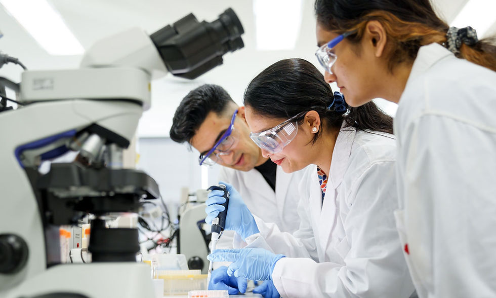 Medical laboratory students