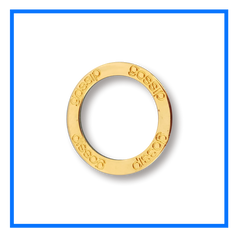 Argola de metal para moda praia ouro redonda