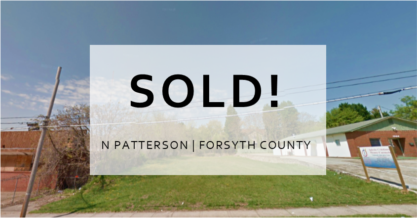 SOLD! .36 Acre Multi Family Lot in the Heart of Winston | Patterson Ave - 27105