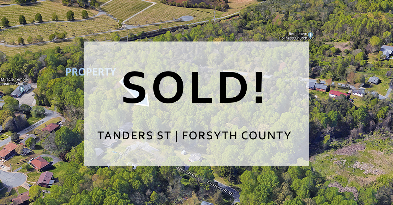 SOLD! Half Acre on Quiet Road in East Winston | Tanders