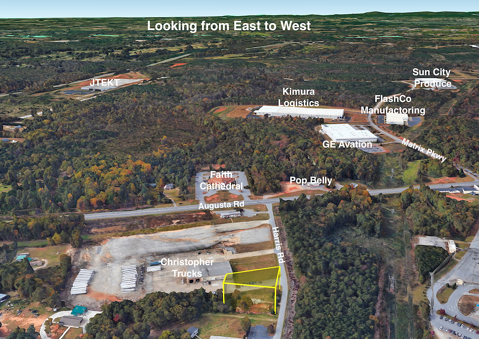 Thumbnail: SOLD! Cleared Commercial Lot Right Off Hwy 25 in Greenville County! | Harris Rd