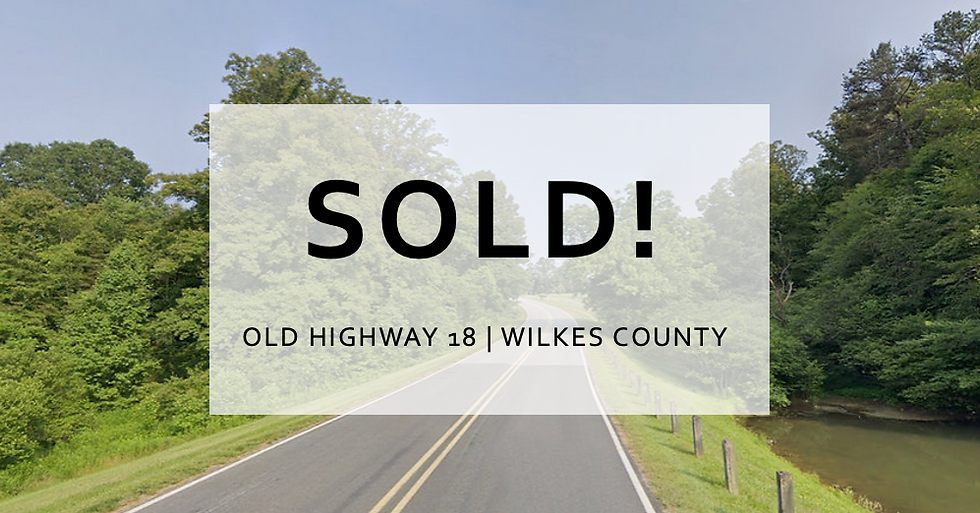 SOLD! Nicely Shaped, Rural Lot Minutes from Berry Mountain! | Old HWY 18 – 28697