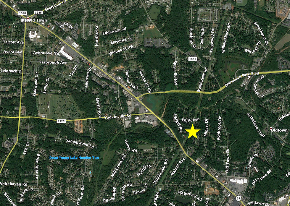 Thumbnail: SOLD! Half Acre, Fully Treed Lot in Oldtown Winston-Salem! | Linda Cir
