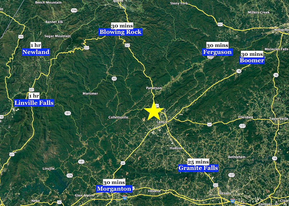 Thumbnail: SOLD! Best Views in Lenoir! 65-acres South of Happy Valley! | Bush Place