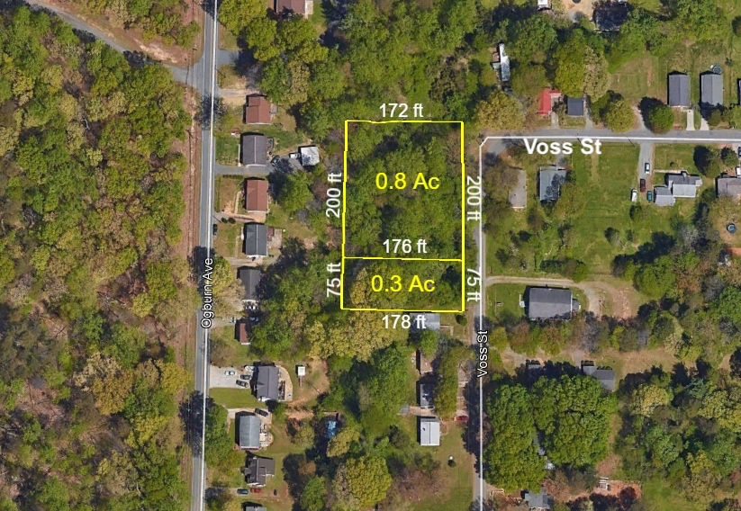 Thumbnail: SOLD! 2 Adjoining Lots Totaling Over 1 Acre in Winston | Voss - 27105