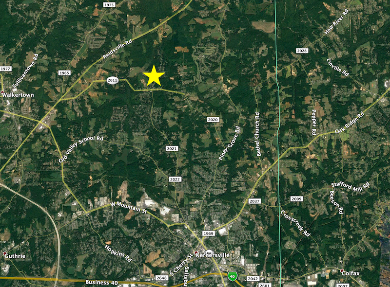 Thumbnail: SOLD! 1 Acre in Forsyth County. Private lot w/ Rural Views! | Kerner Rd - 27284