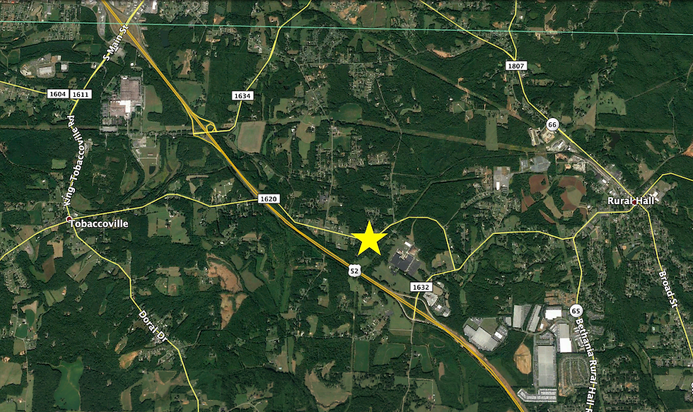 Thumbnail: SOLD! Unique, Fully Treed, Half Ac Off HWY 52 in Rural Hall | Tobaccoville Rd