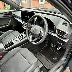 Interior cleaned in detail