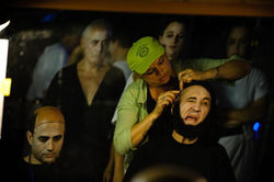 On the Stage and Behind