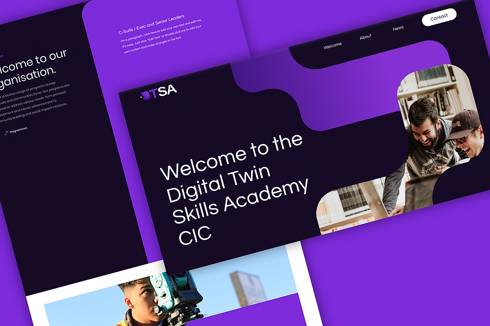 Modern homepage layout showcasing clean UX/UI design principles