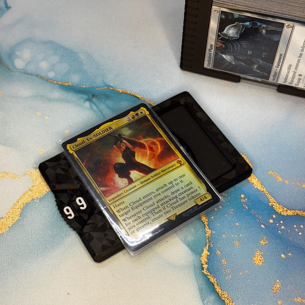 Thumbnail: Magic Commander/EDH Deck Box with Damage Counter and Token Tray