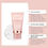 Thumbnail: Tube rose avec le texte "Keep Nourishment", "Lifting and Firming", sérum facial niacinamide, texte descriptif.