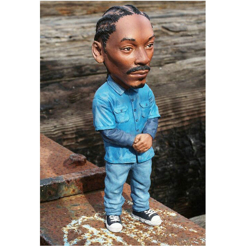 Thumbnail: Funny Hip Hop Rapper Figurine Resin Statue – Cool Home, Car,  Garden Decoration