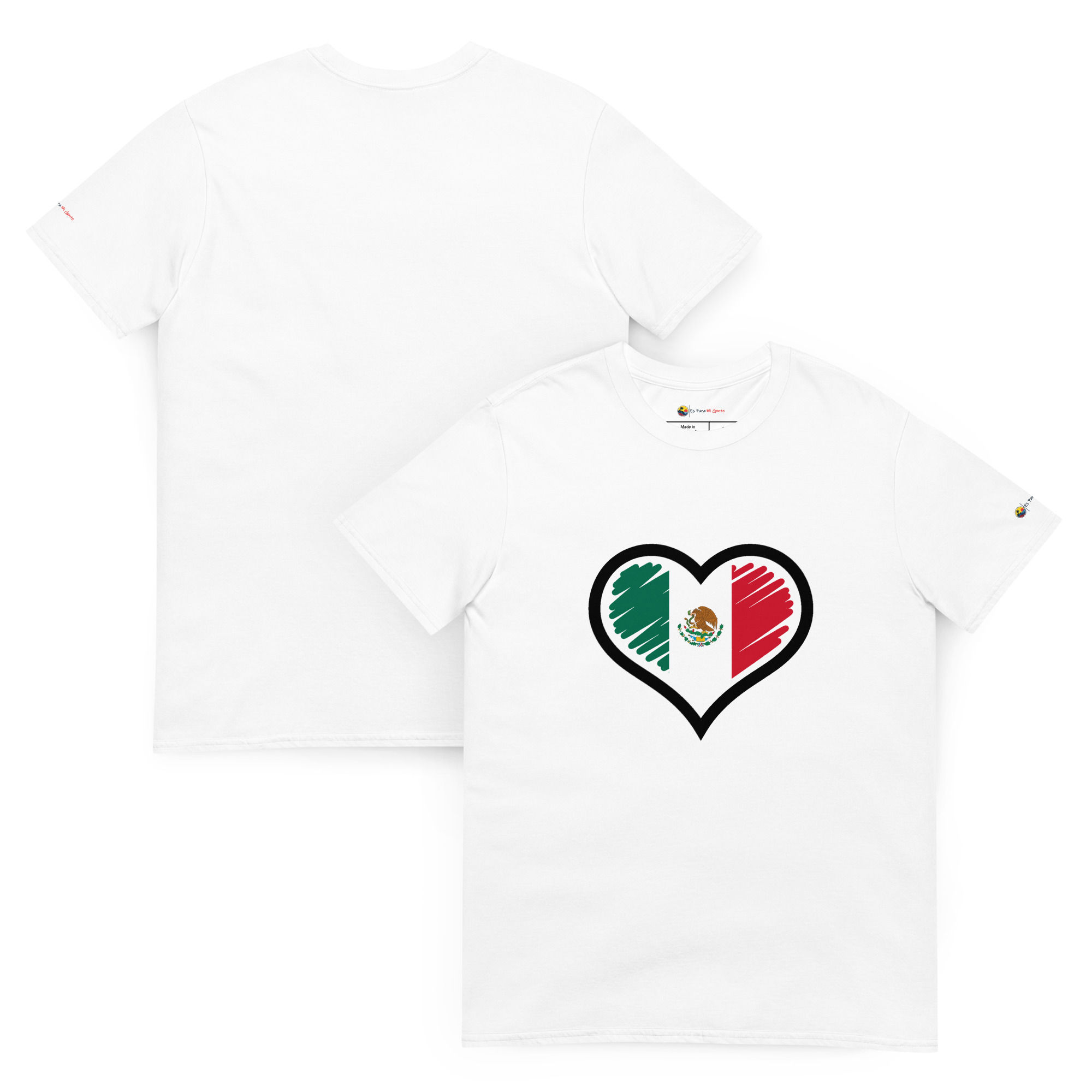 "Corazón 2" - México, classic unisex tee, Heart only