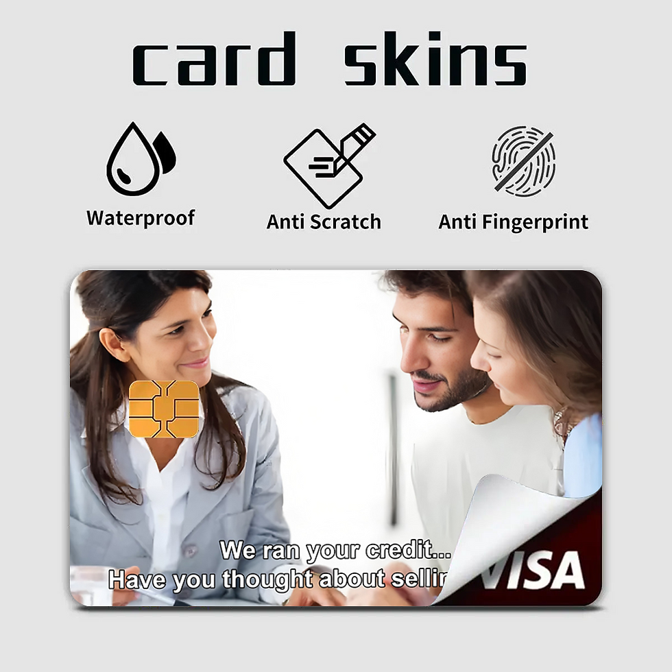 Thumbnail: Funny Movie Credit Card Stickers – Waterproof Removable Debit Card Skins