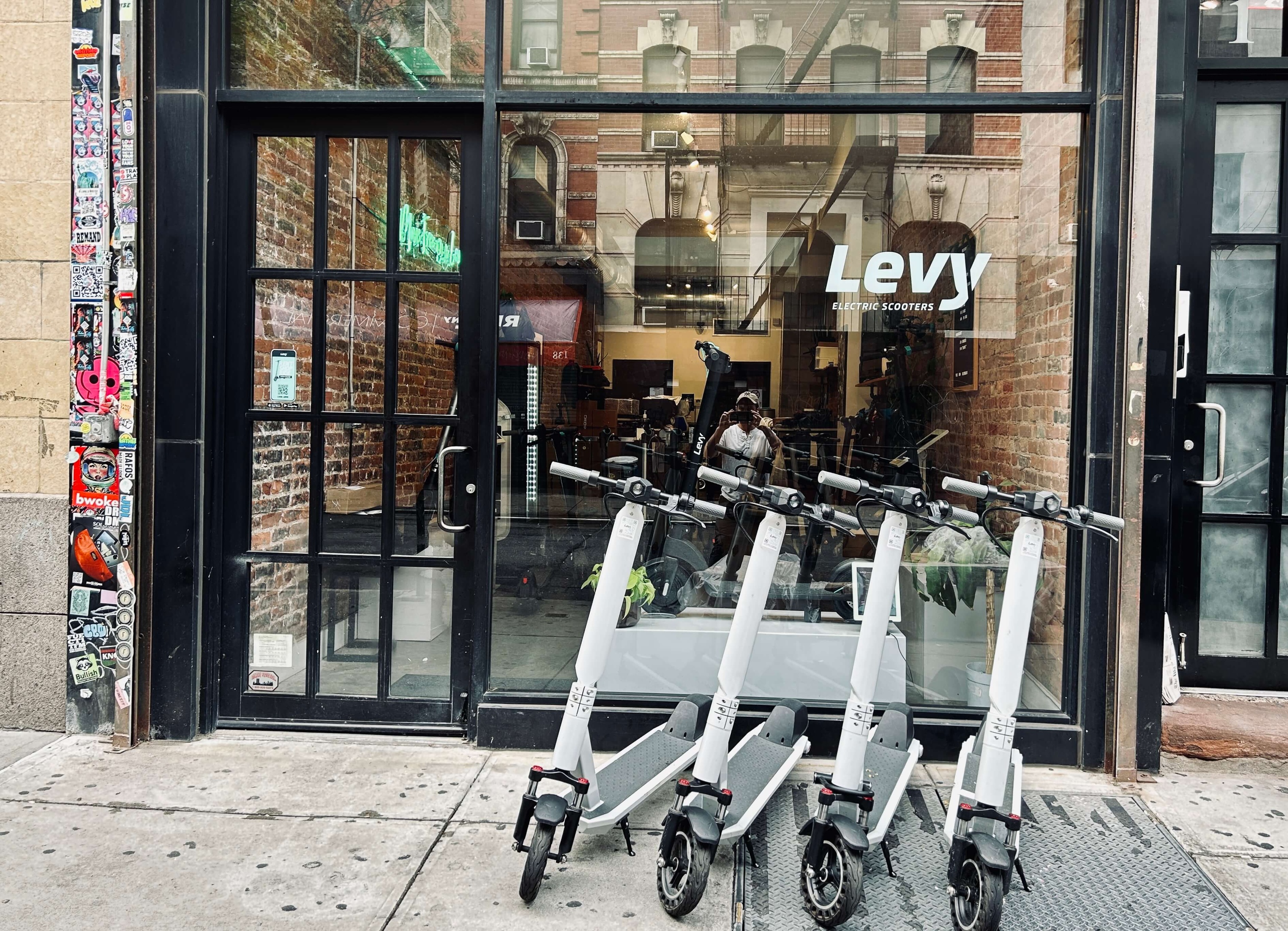 Electric scooter rentals are available on the Levy Electric app in New York City starting at $15 per hour.  No reservation needed!