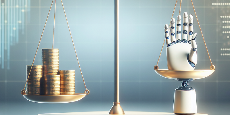 Financial data visualization with AI technology
