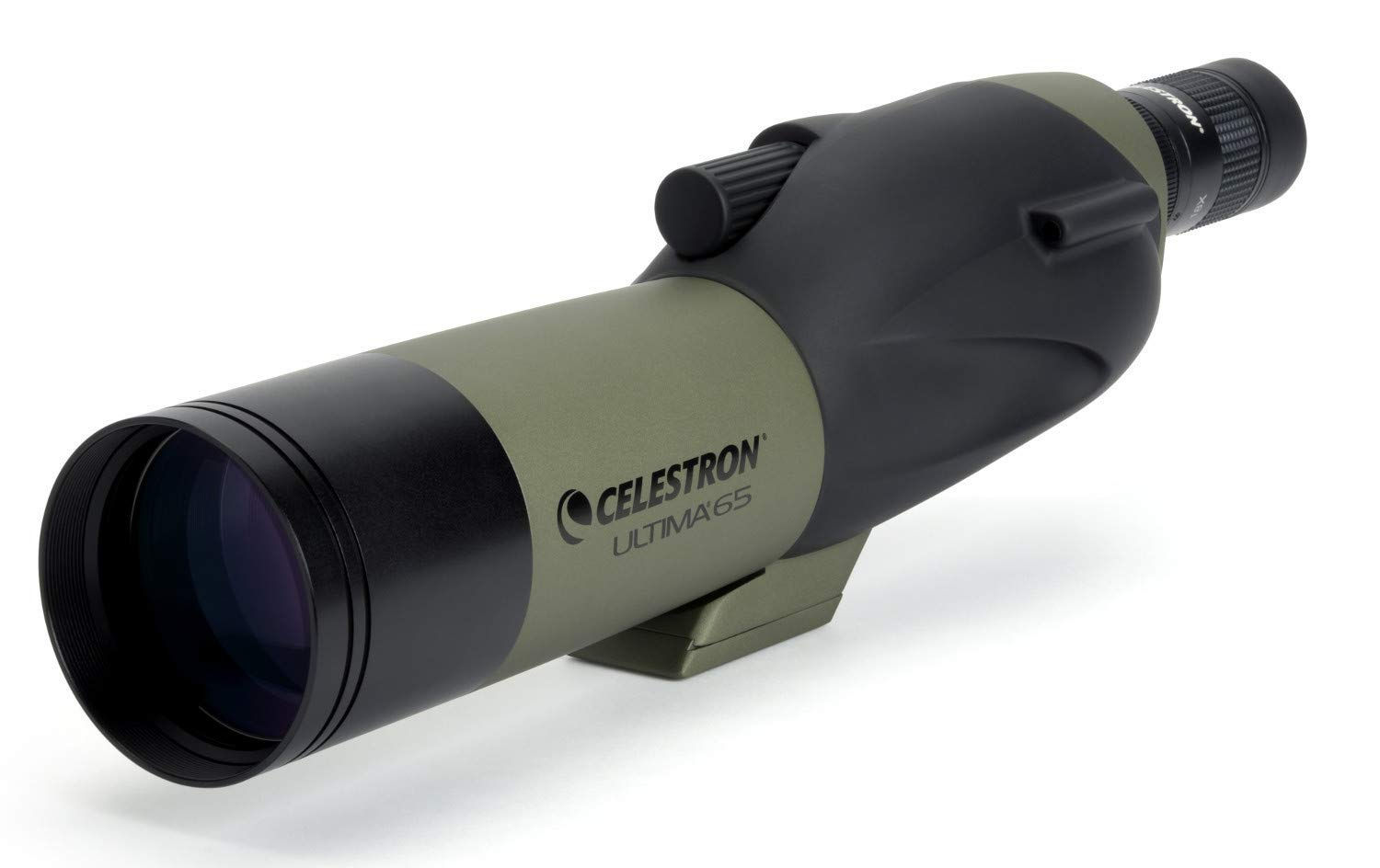 Celestron – Ultima 65 Straight Spotting Scope – 18-55x Zoom Eyepiece – Multi-...