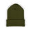 Thumbnail: Back of olive green beanie