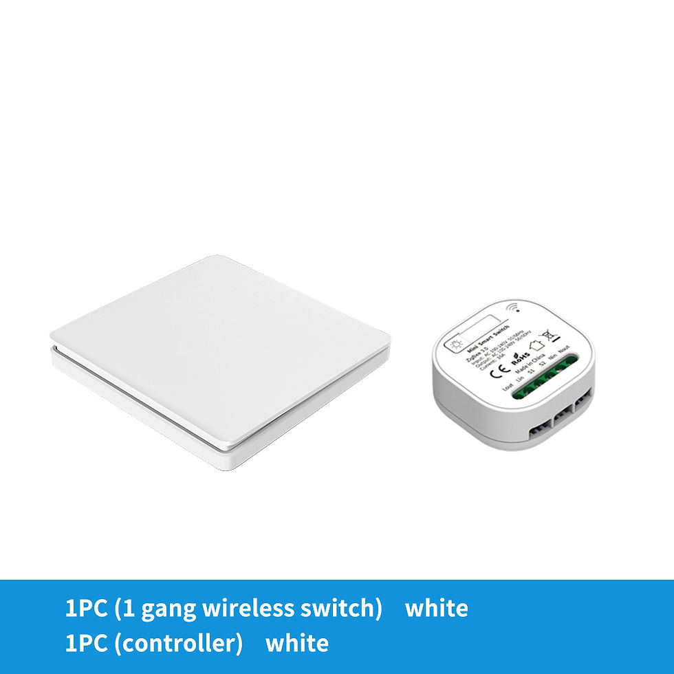 Thumbnail: Tuya Zigbee3.0 Smart Remote Control Wireless Switch Household No Battery  Waterp