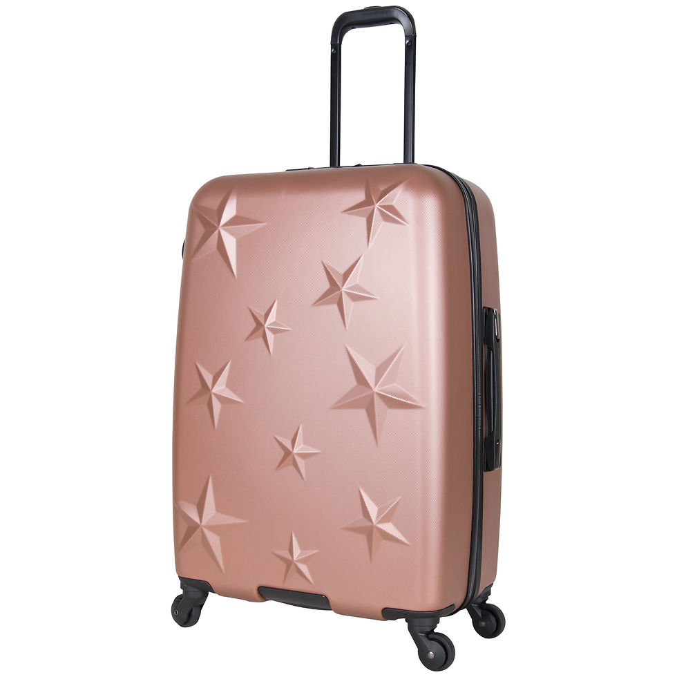 Thumbnail: Aimee Kestenberg Women's Star Journey Hardside 4-Wheel 3-Piece Luggage Set: 2...