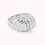 Miniatura: 14K White Gold Fluted Design Ring With 1/2 CT Diamonds