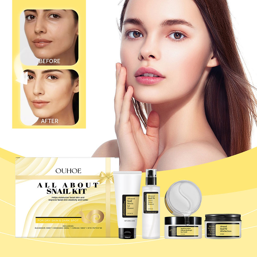 Thumbnail: Snail Mucin 96 Skin Care Set Fade Fine Lines Wrinkles Repair Tighten Moisturizin