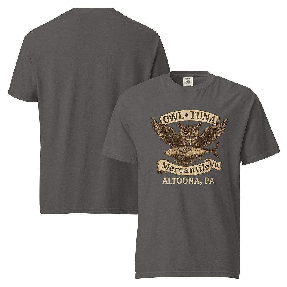 Thumbnail: Owl Tuna Mercantile - Heritage Collection Tee
