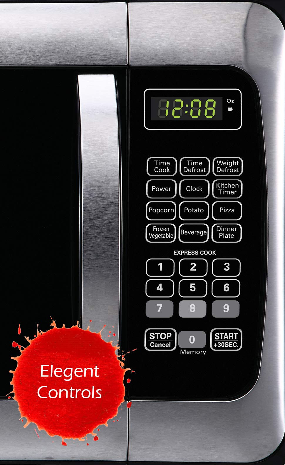 Thumbnail: BLACK+DECKER EM031MGG-X1, 1.1 Cu.Ft, Stainless Steel