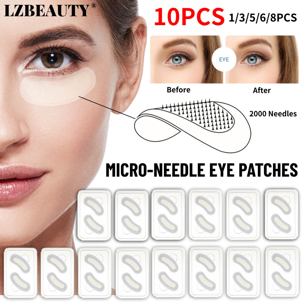 Microneedle Eye Patches Mask Korean Skin Care Hyaluronic Acid 1-10PCS for Anti W