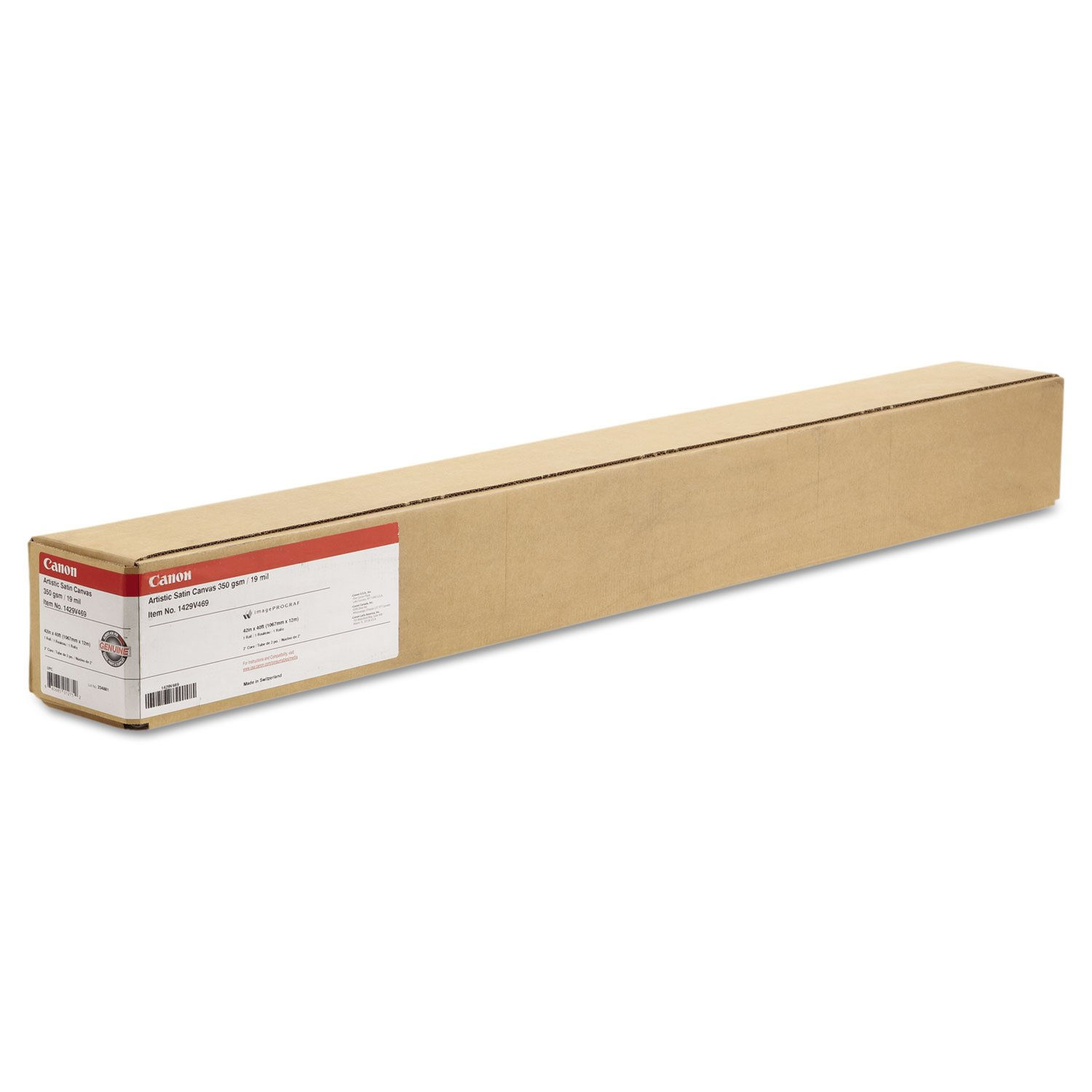 Canon Fine Art Canvas - 42" x 40 ft - 350 g/m - Satin - 1 Roll