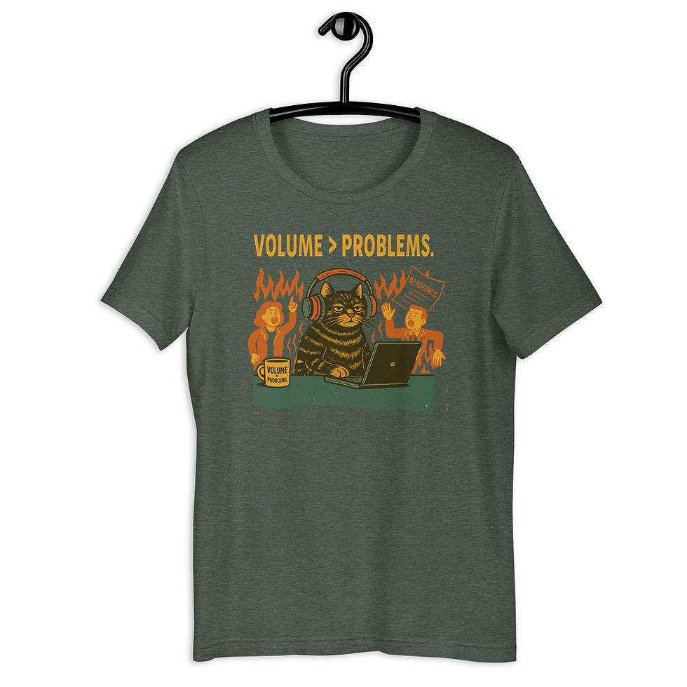 Thumbnail: Volume > Problems Unisex t-shirt