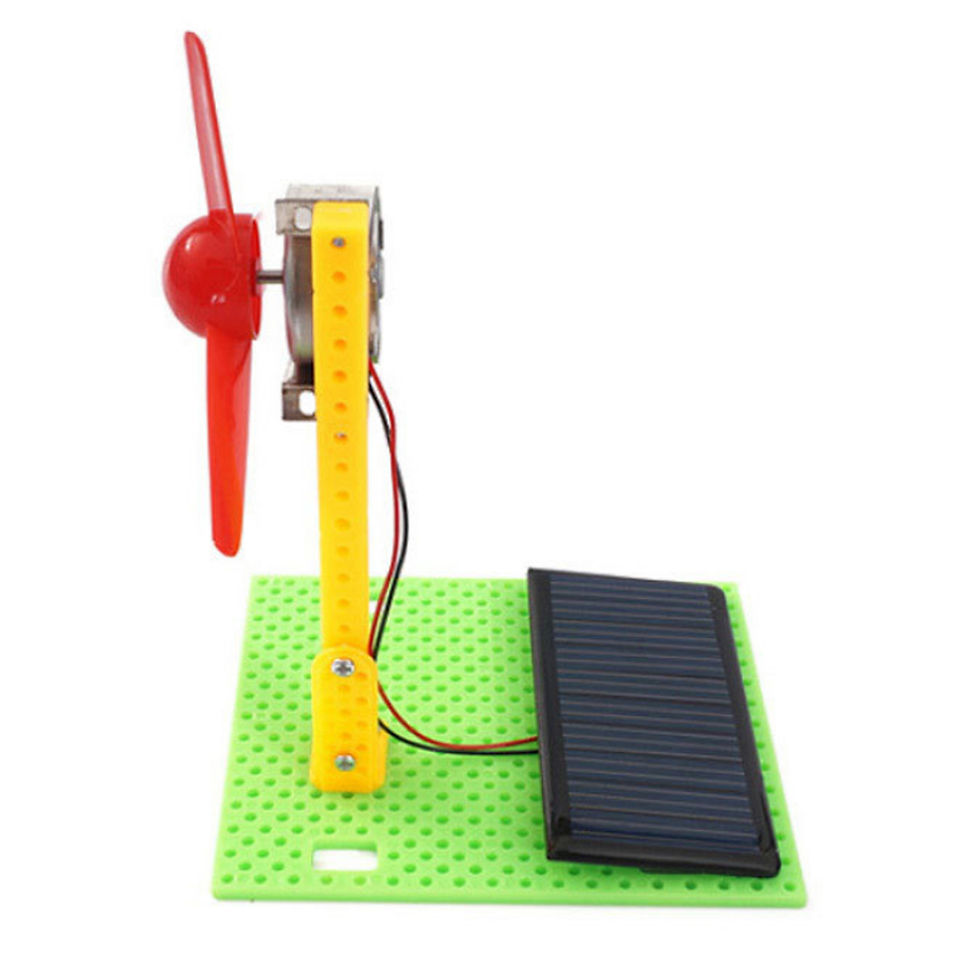 Thumbnail: DIY Novel Solar Powered Electric Fans Physics Motor Circuit Device Kit Science T